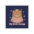 Bear Die-Cut Sticker – Big Brain Energy