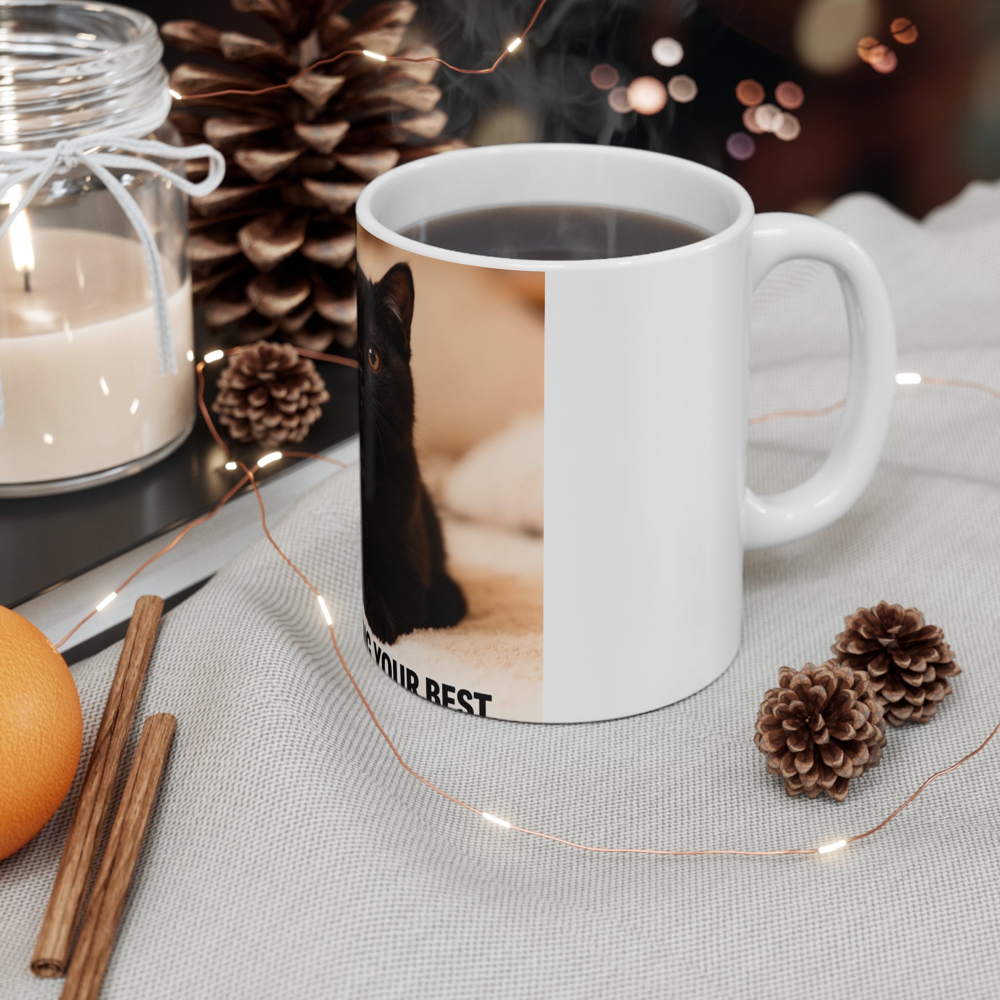 YOURE DOING YOUR BEST Cat Mug 11oz