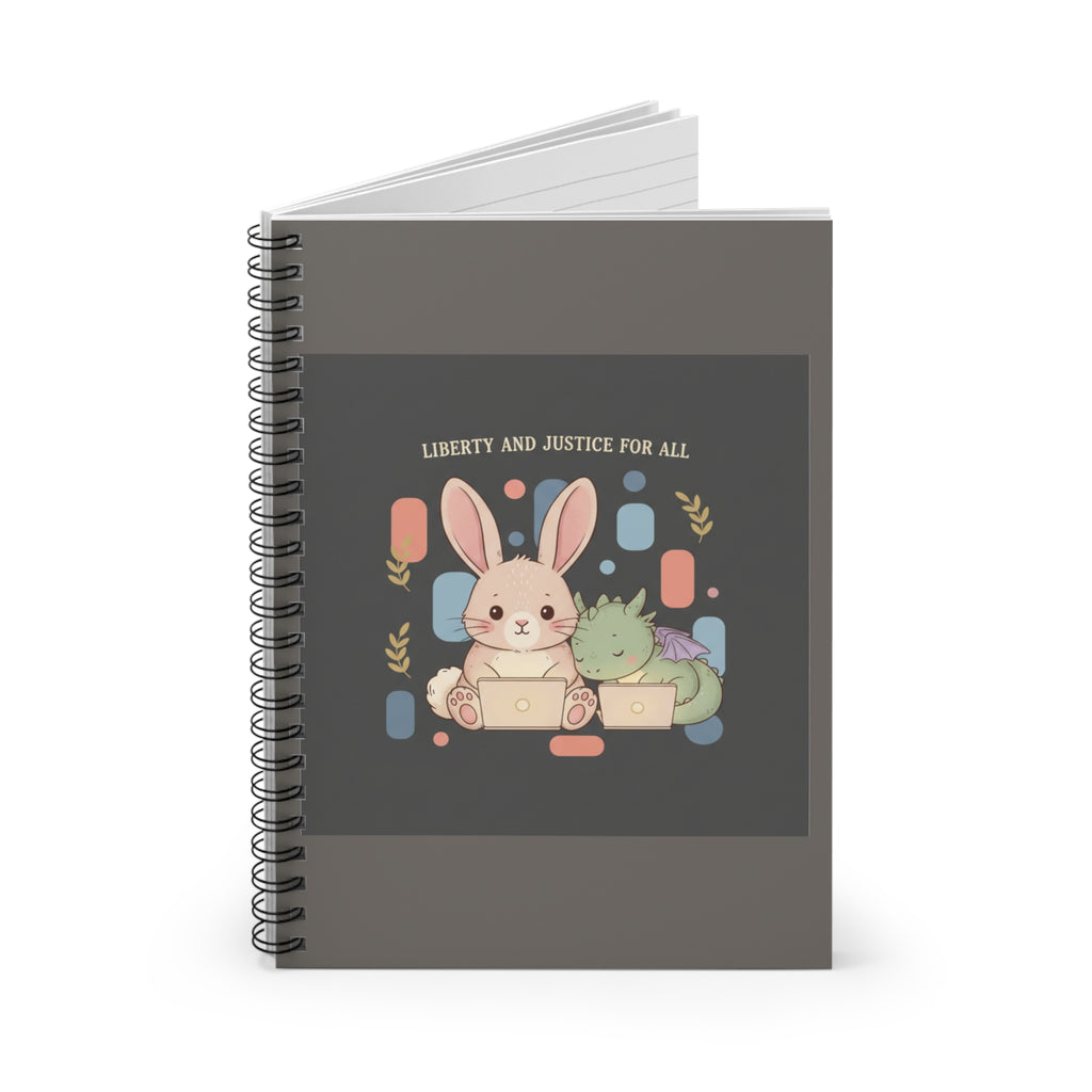 Dragon Spiral Notebook – Liberty and Justice for All