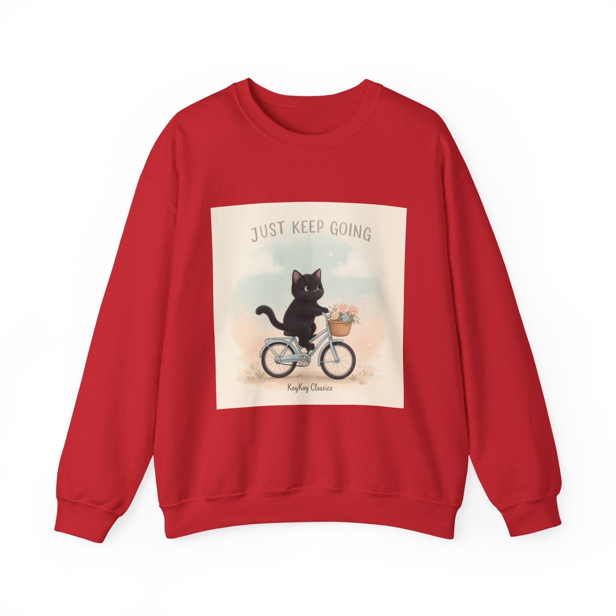 "Design" Black Cat Crewneck | College Girl Gift | Fashion | KayKay Classics