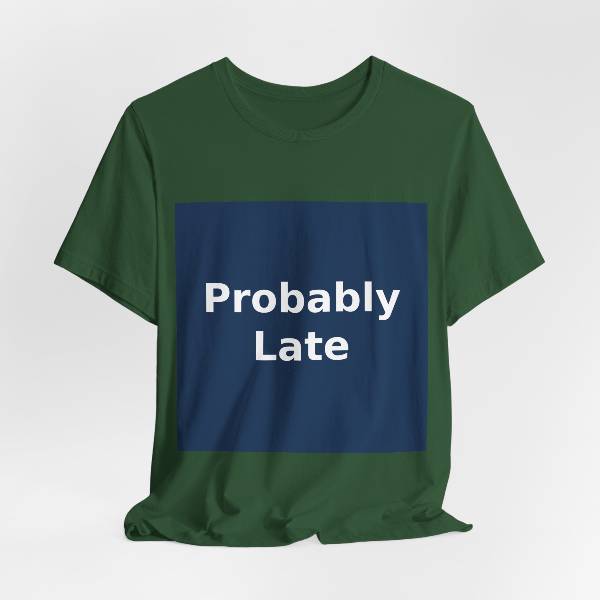 "Probably Late" Black Cat Women Tee | College Girl Gift | Fashion | KayKay Classics