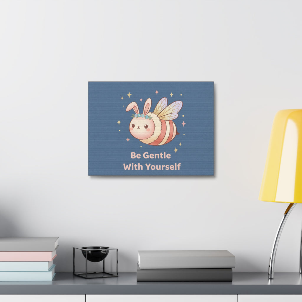 Honeybee Canvas Print – Be Gentle With Yourself