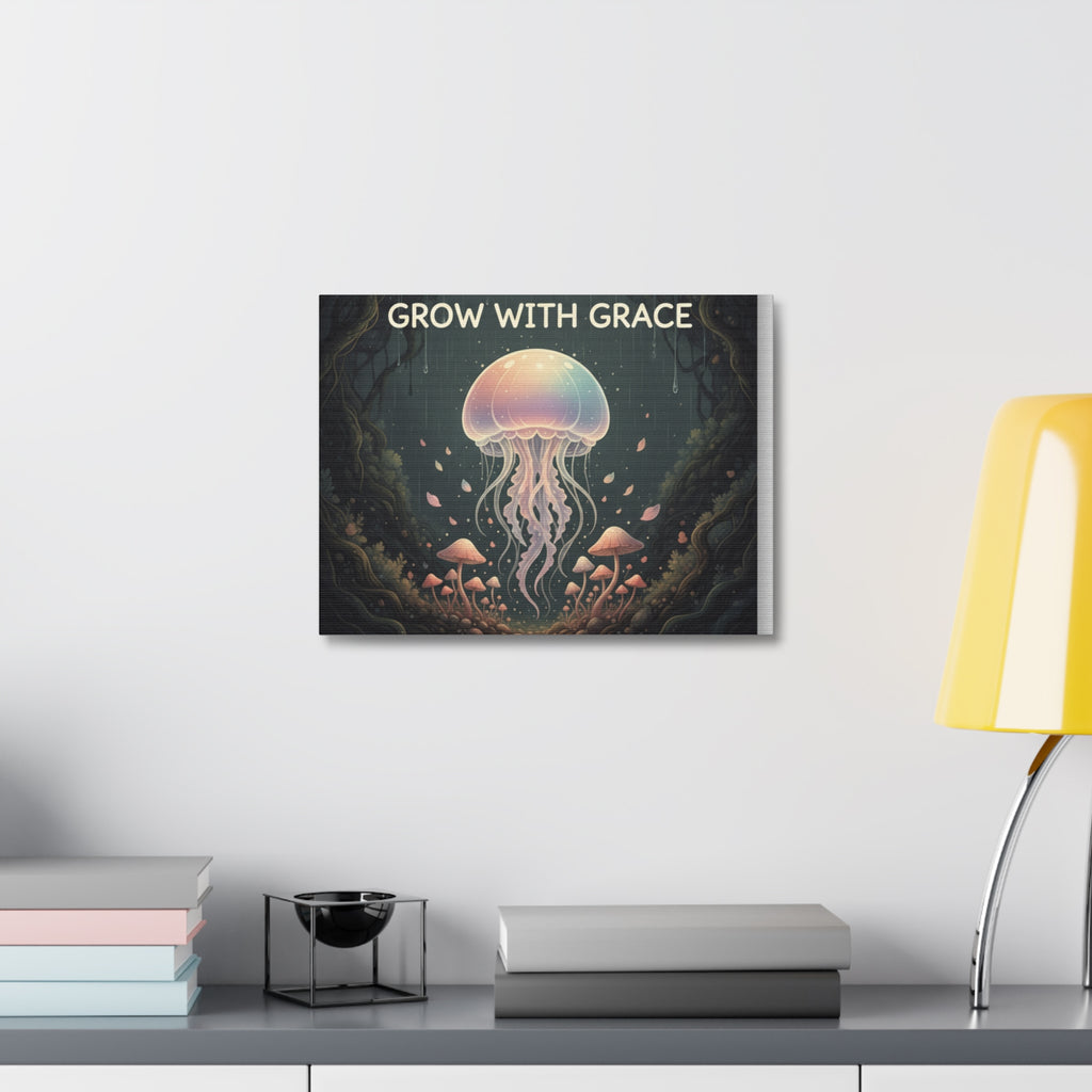 Kawaii Jellyfish Canvas Print – Grow With Grace