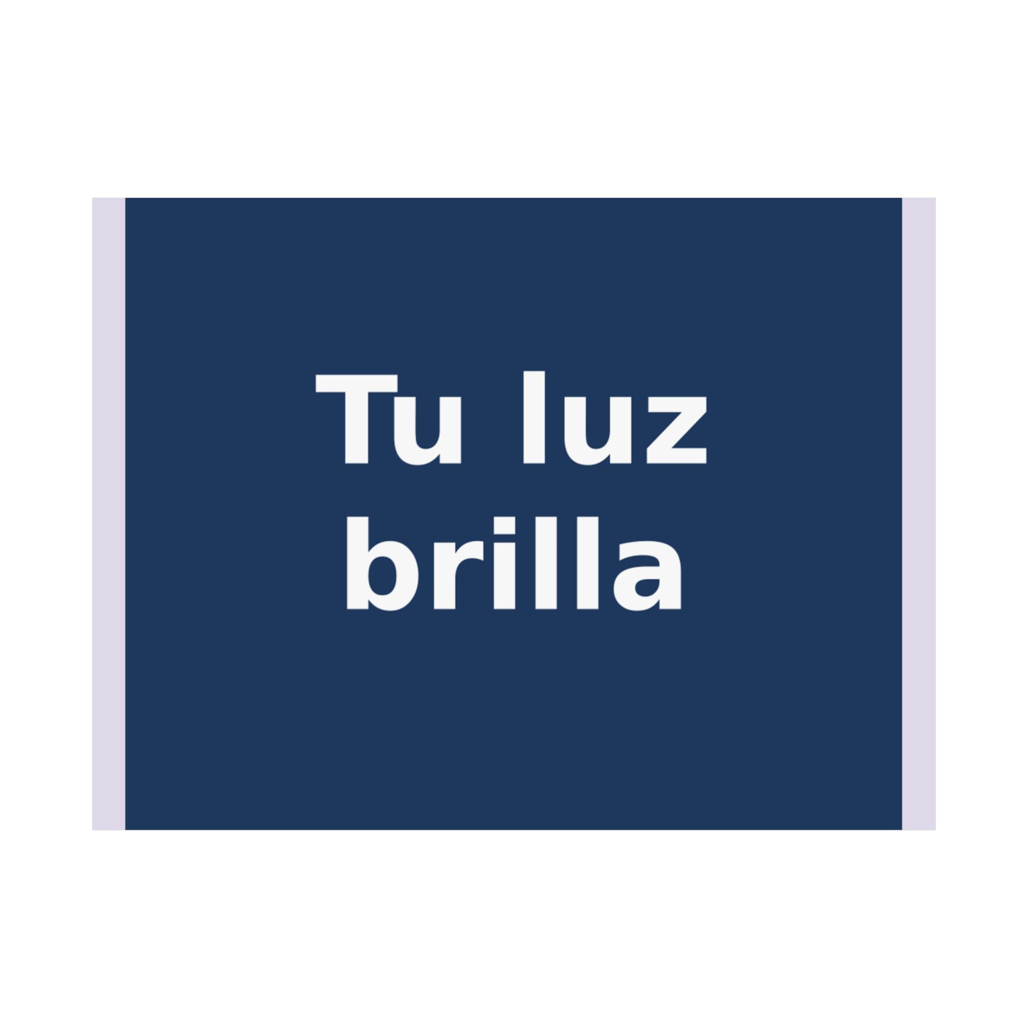 "Tu luz brilla" Black Cat Poster | Trendy Gift for Her | Lifestyle | KayKay Classics