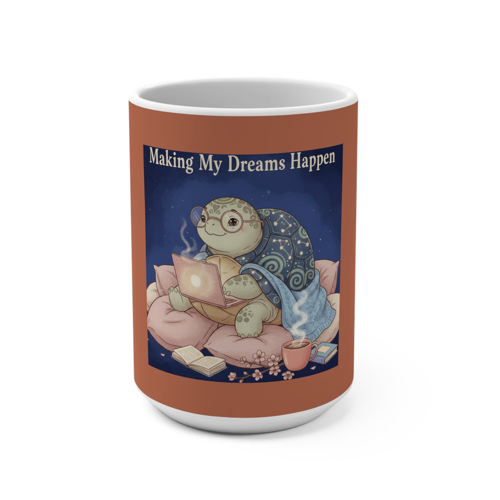 Turtle Mug 15oz – Making My Dreams Happen