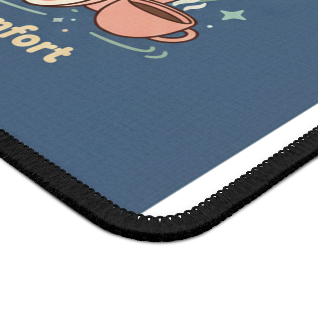 Bunny Mouse Pad – Study Buddy Vibes Coffee Comfort