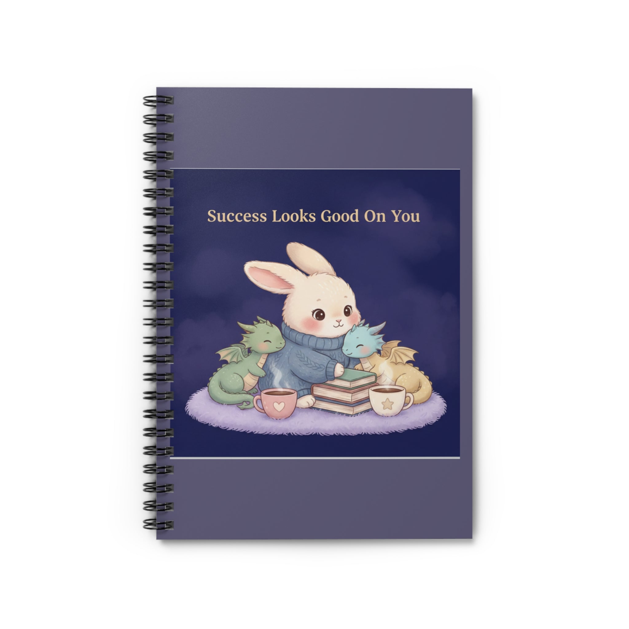 Bunny Spiral Notebook – Success Looks Good on You