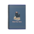 Black Cat Spiral Notebook – Most Fun Wins