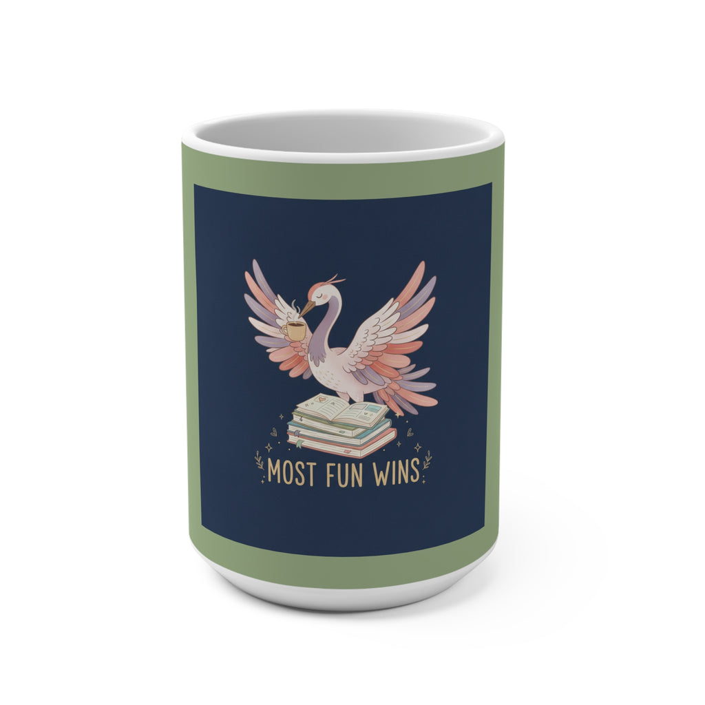 Crane Mug 15oz – Most Fun Wins