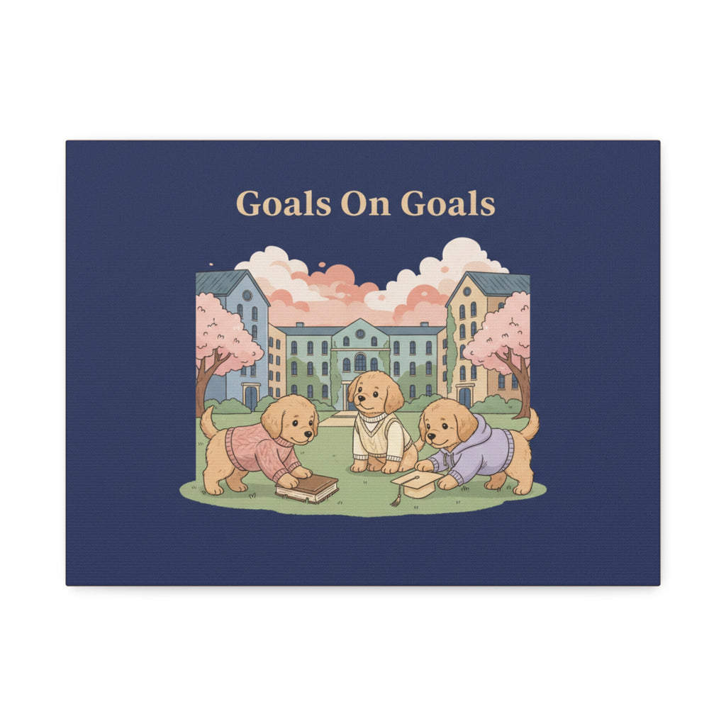 Goals on Goals Canvas Print – Unique Gift