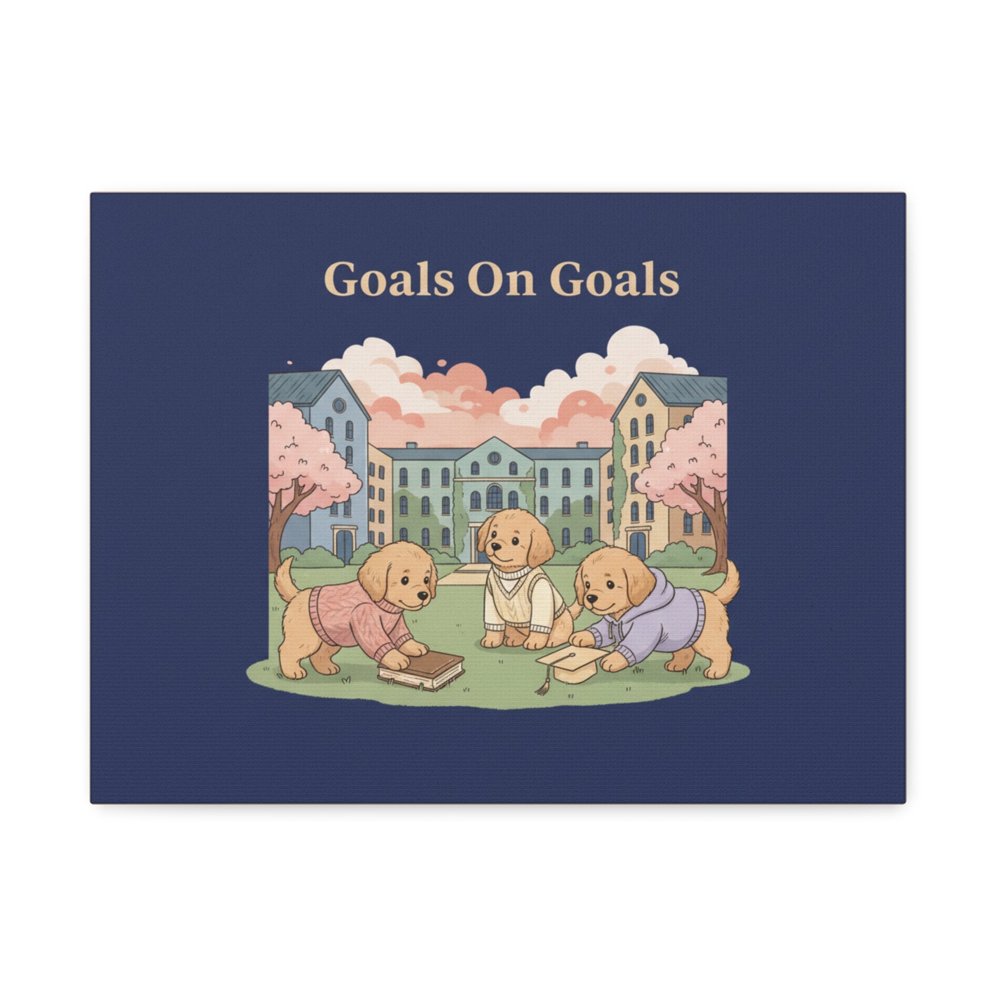 Goals on Goals Canvas Print – Unique Gift