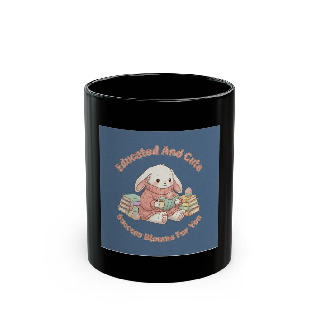Owl Black Mug 11oz – Educated and Cute