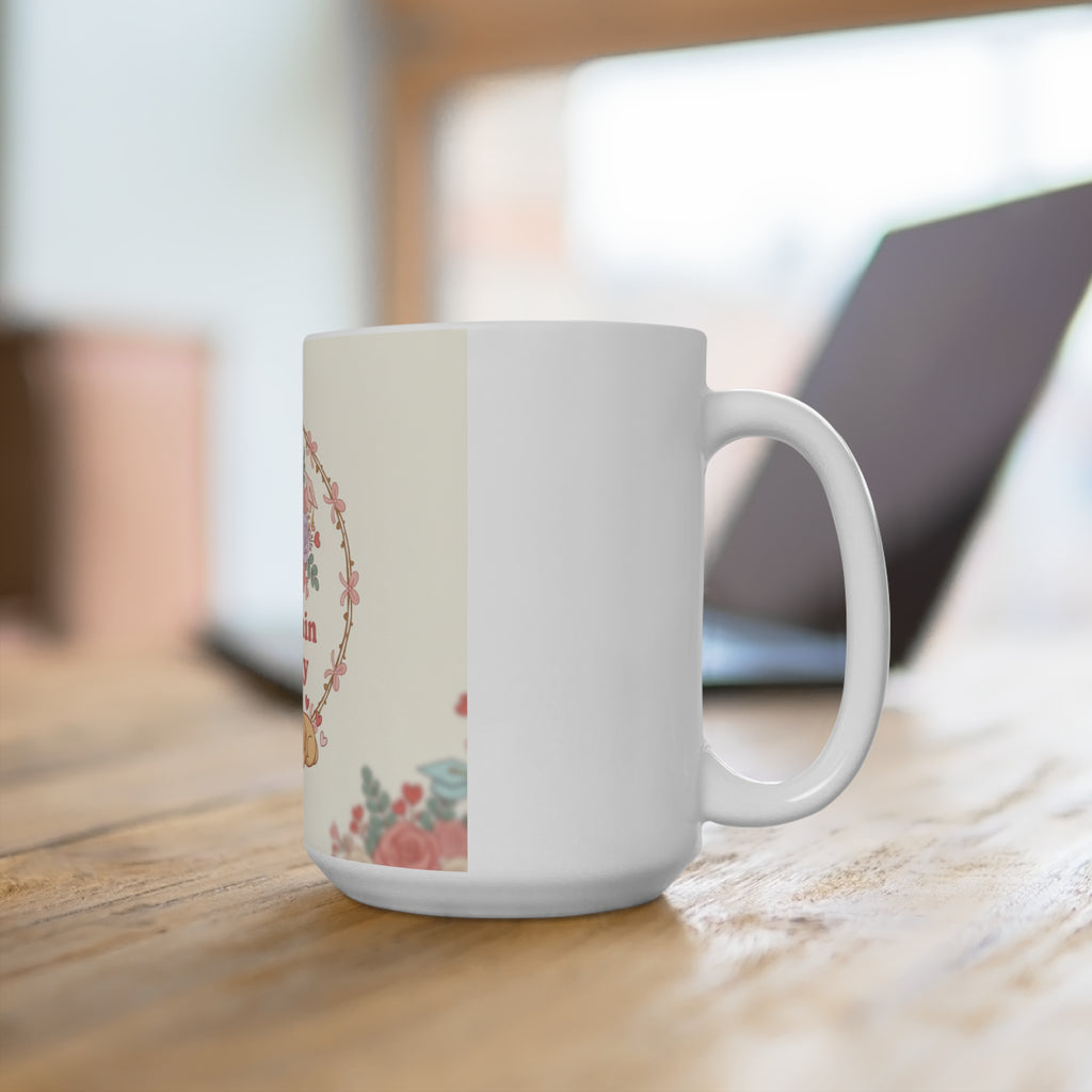 Big Brain Energy Puppies Mug 15oz