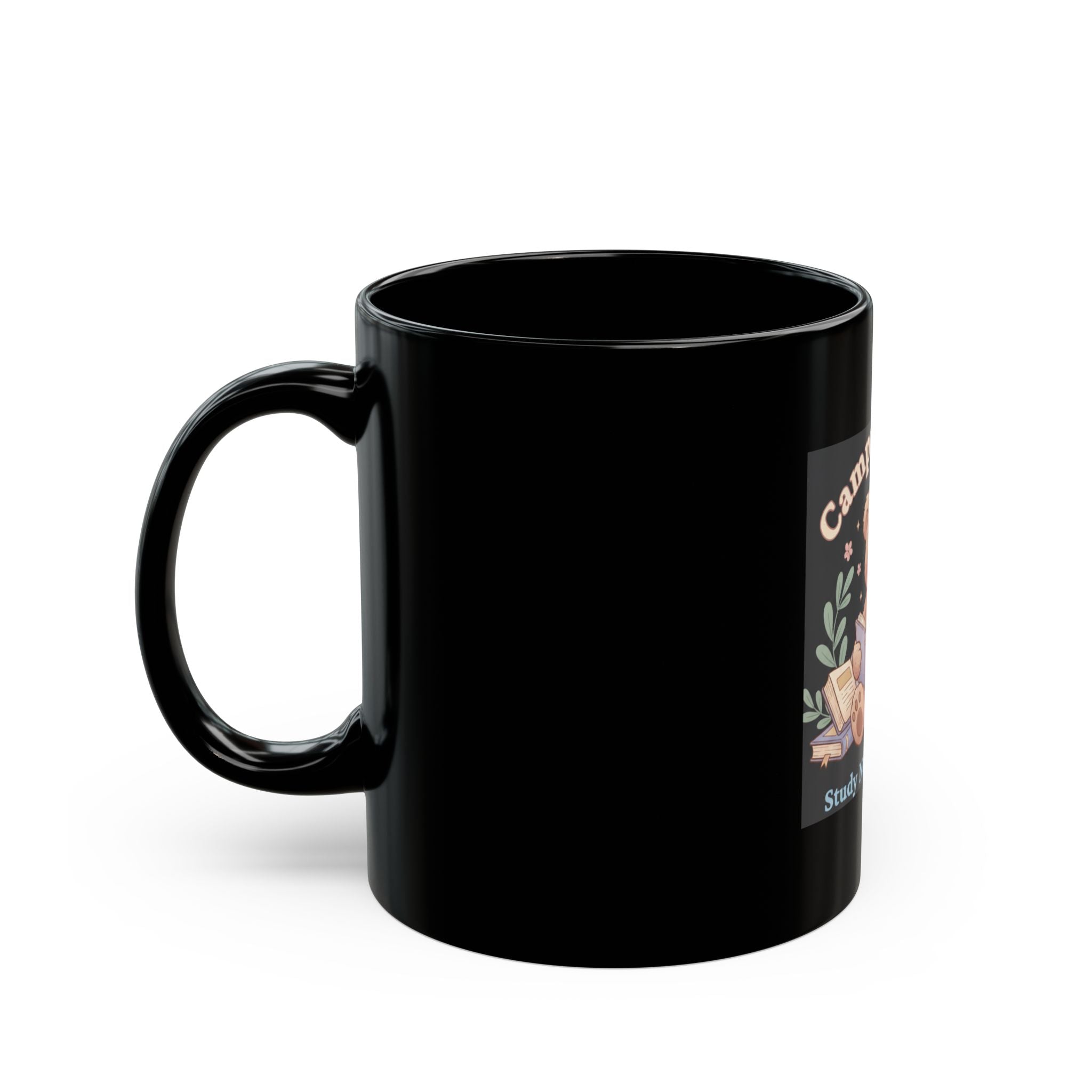 Bear Black Mug 11oz – Campus Queen Study Now Slay Later