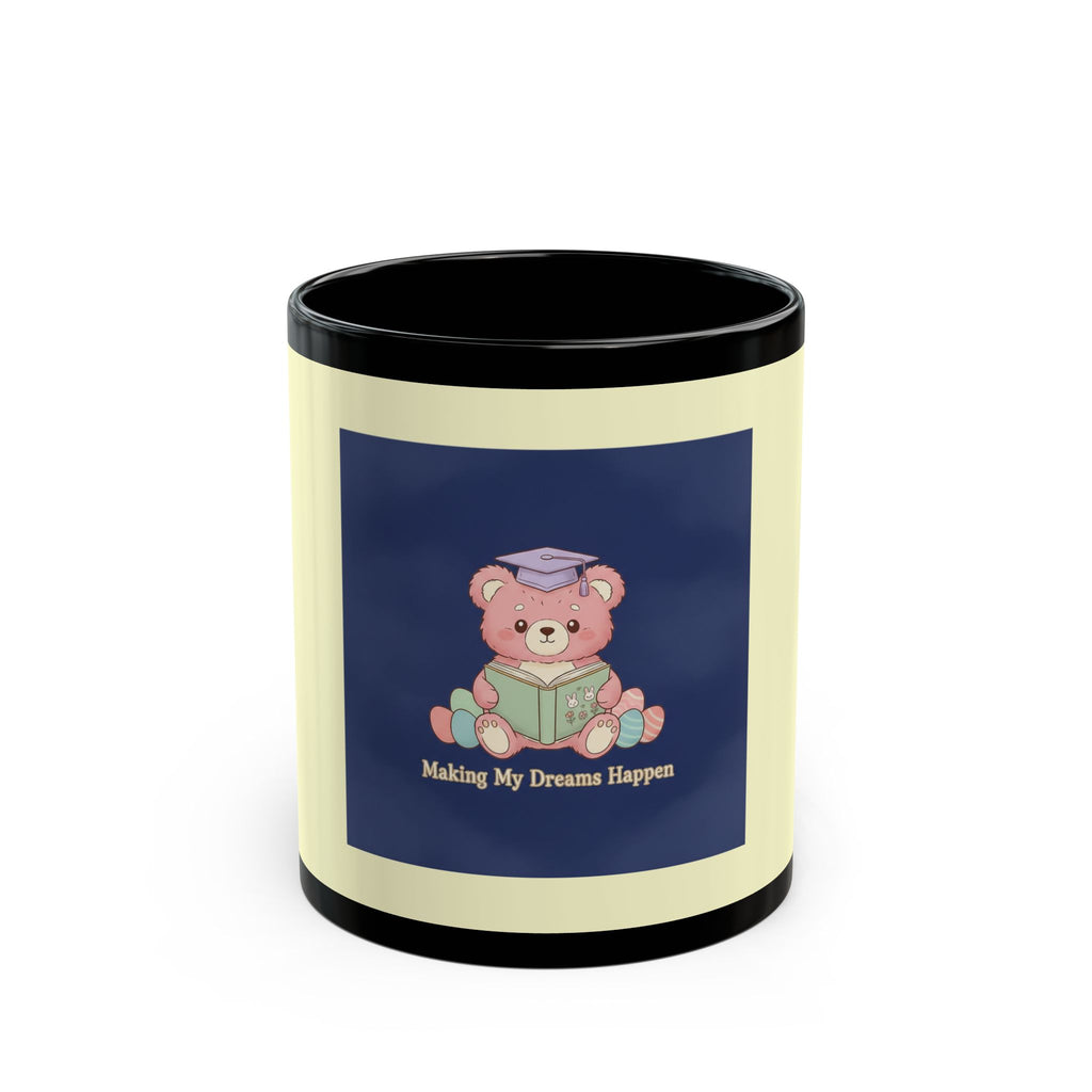 Bear Black Mug 11oz – Making My Dreams Happen