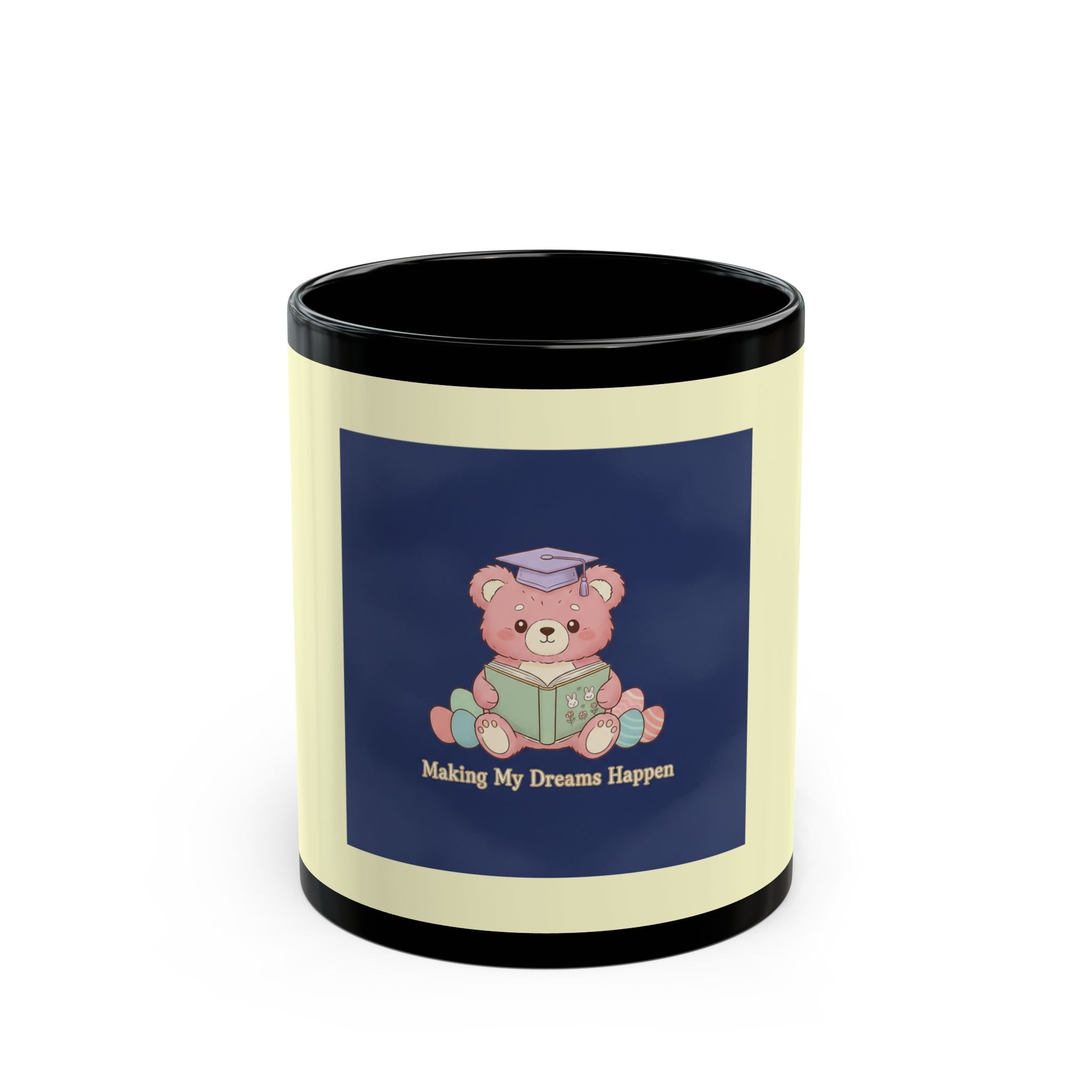 Bear Black Mug 11oz – Making My Dreams Happen
