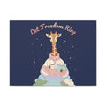 Giraffe Canvas Print – Let Freedom Ring