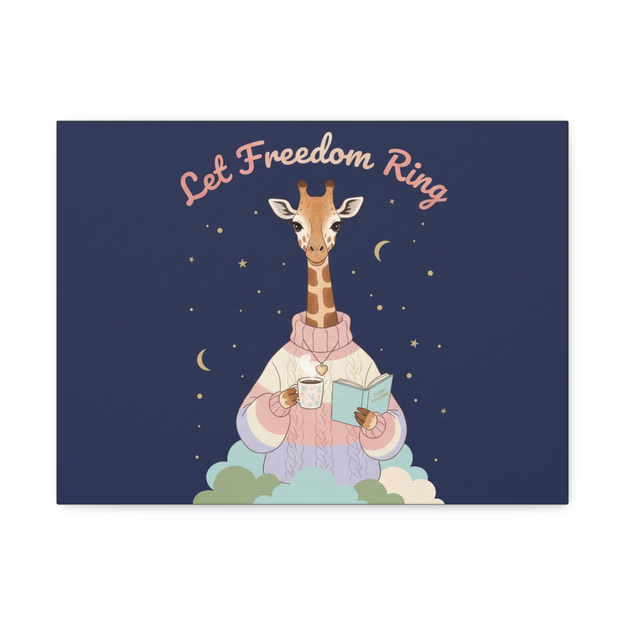 Giraffe Canvas Print – Let Freedom Ring