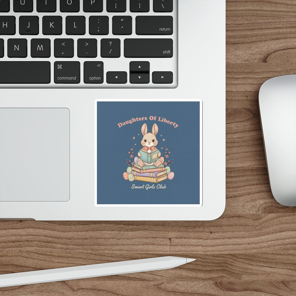 Bunny Die-Cut Sticker – Daughters of Liberty Smart Girls Club