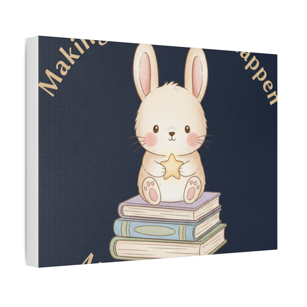 Bunny Canvas Print – Making My Dreams Happen Mamas Little Sta