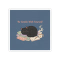 Black Cat Kiss-Cut Sticker – Be Gentle With Yourself