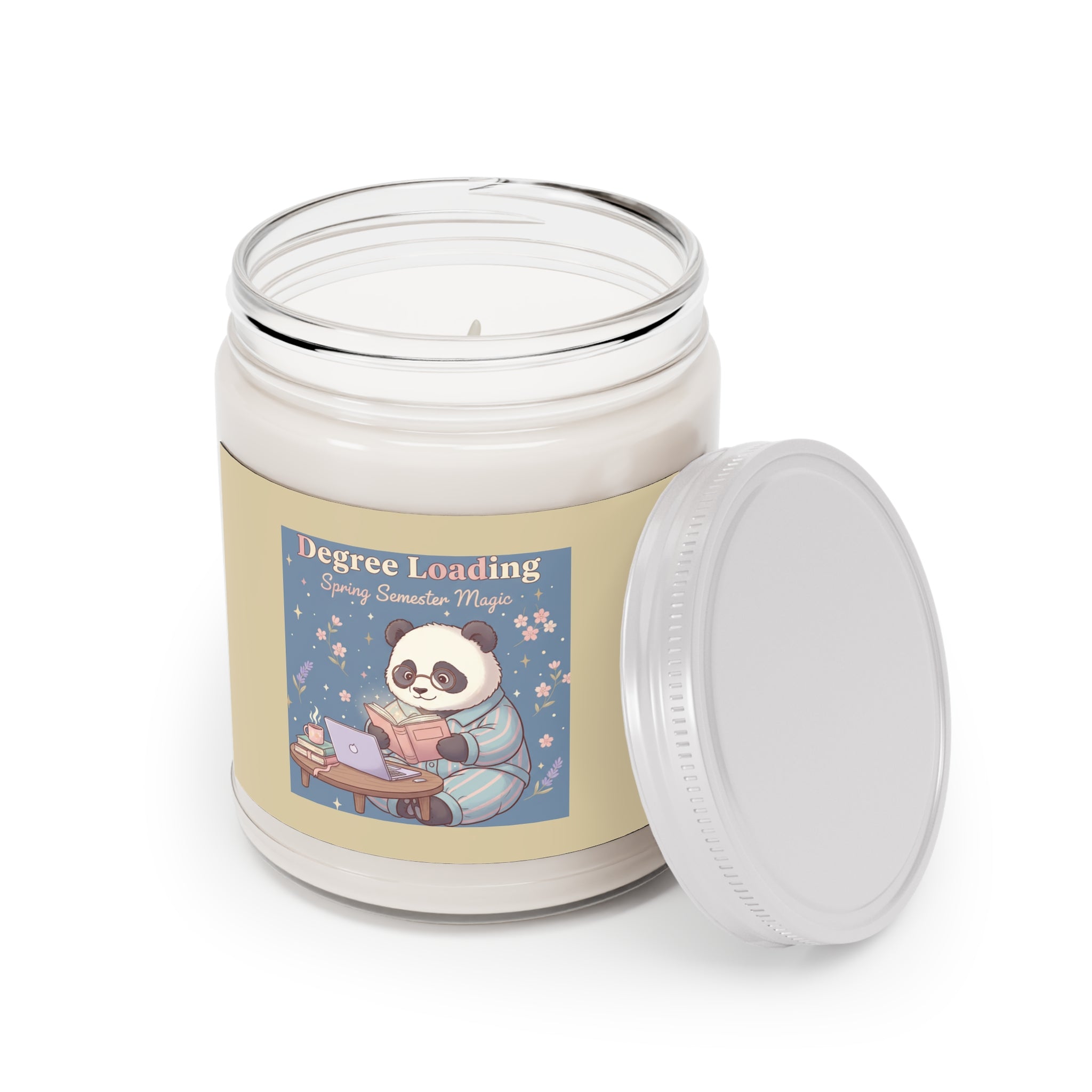 Panda Scented Candle – Degree Loading Spring Semester Magic