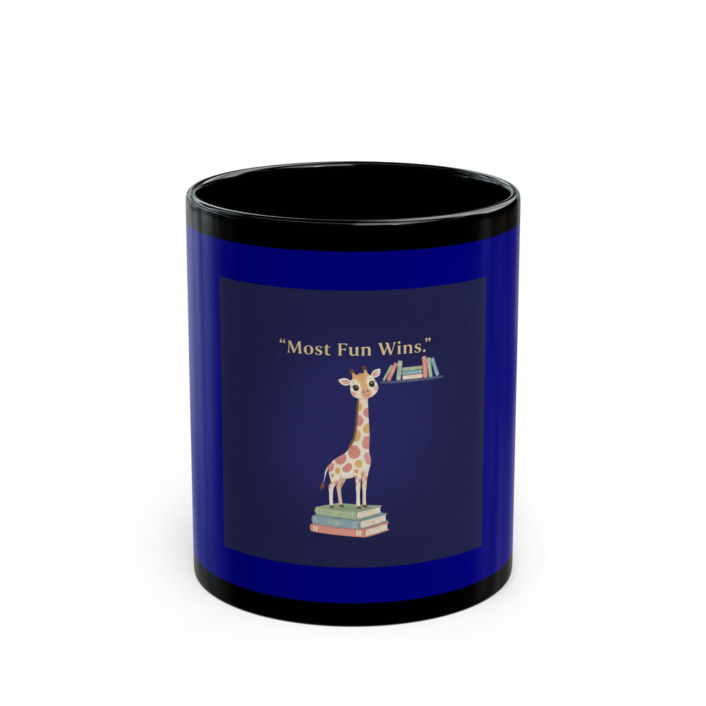 Giraffe Black Mug 11oz – Most Fun Wins