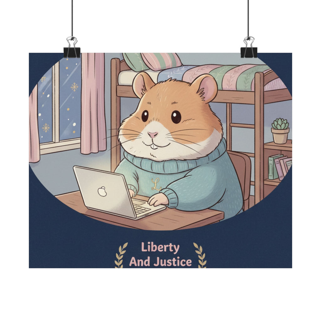 Bunny Poster – Liberty and Justice for All