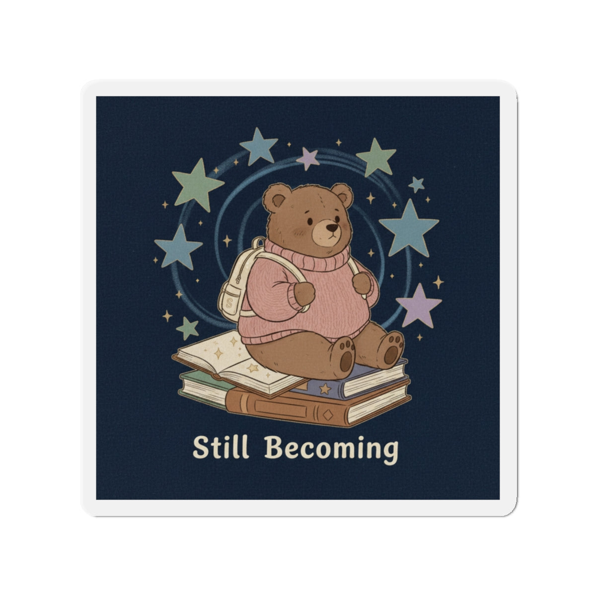 Bear Die-Cut Magnet – Still Becoming
