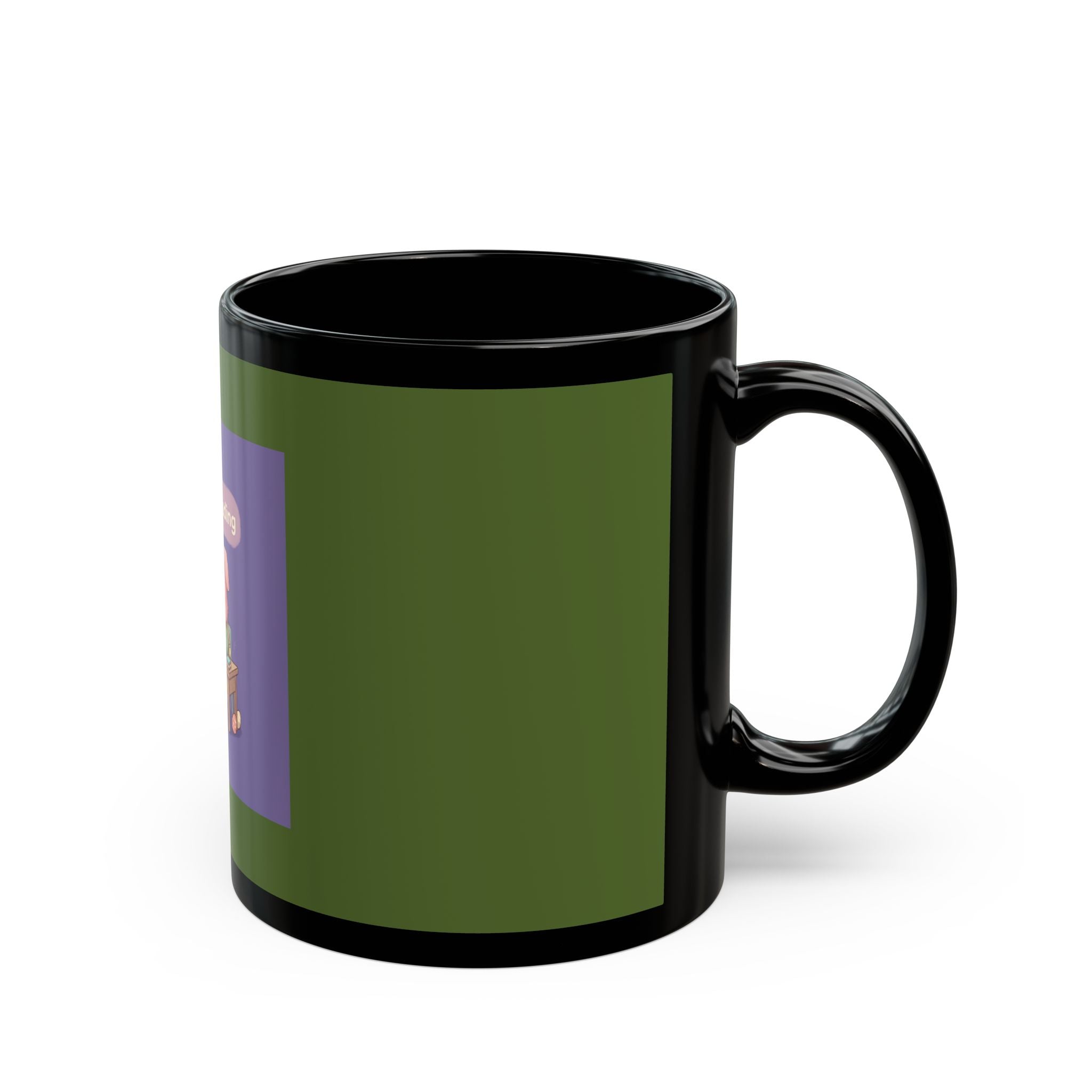 Bunny Black Mug 11oz – Degree Loading