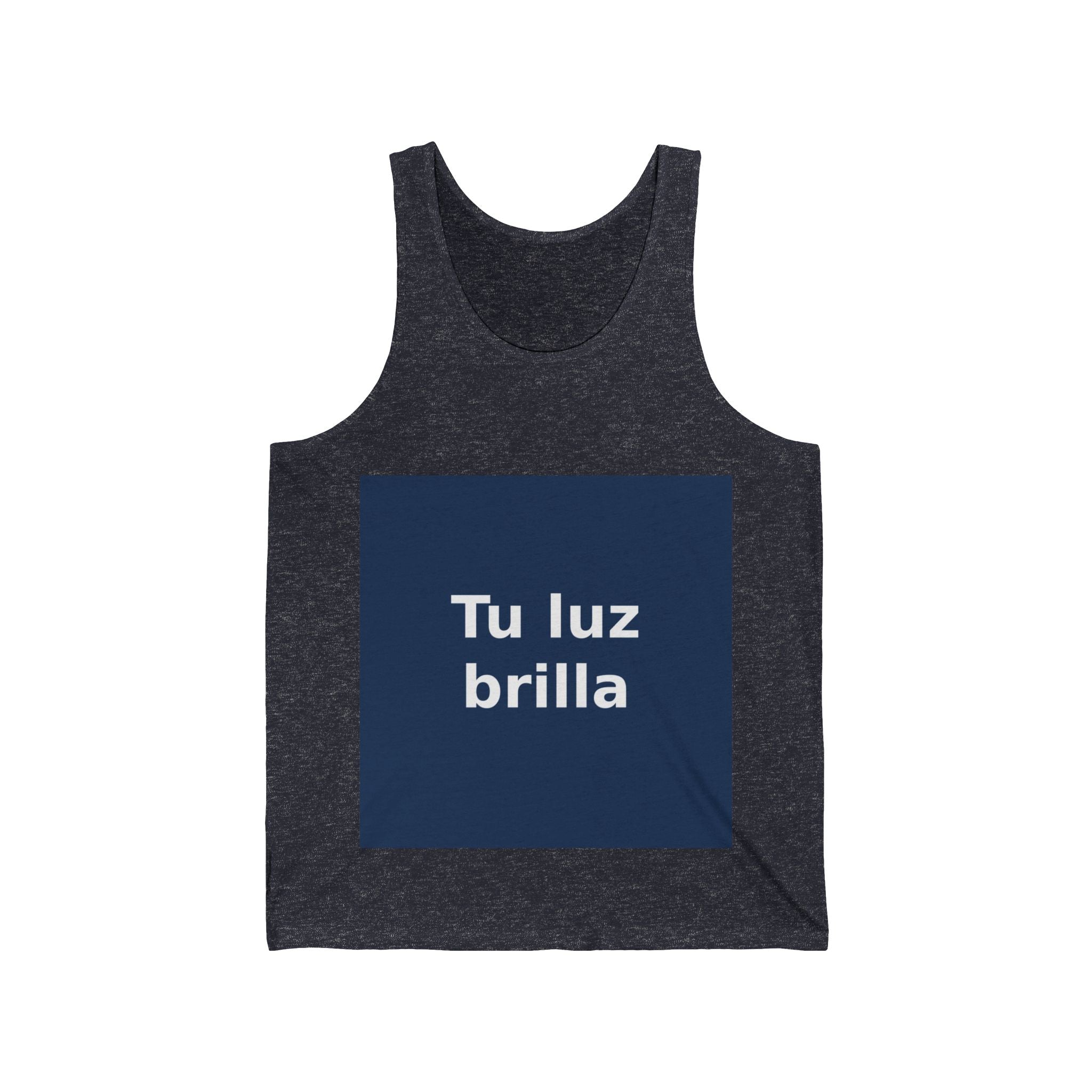 "Tu luz brilla" Black Cat Tank Top | College Girl Gift | Fashion | KayKay Classics