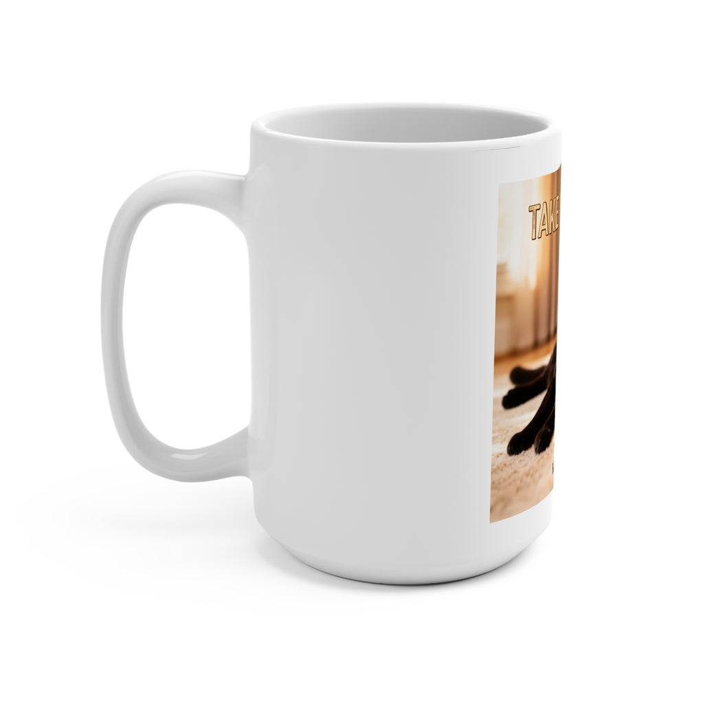 TAKE YOUR TIME Cat Mug 15oz