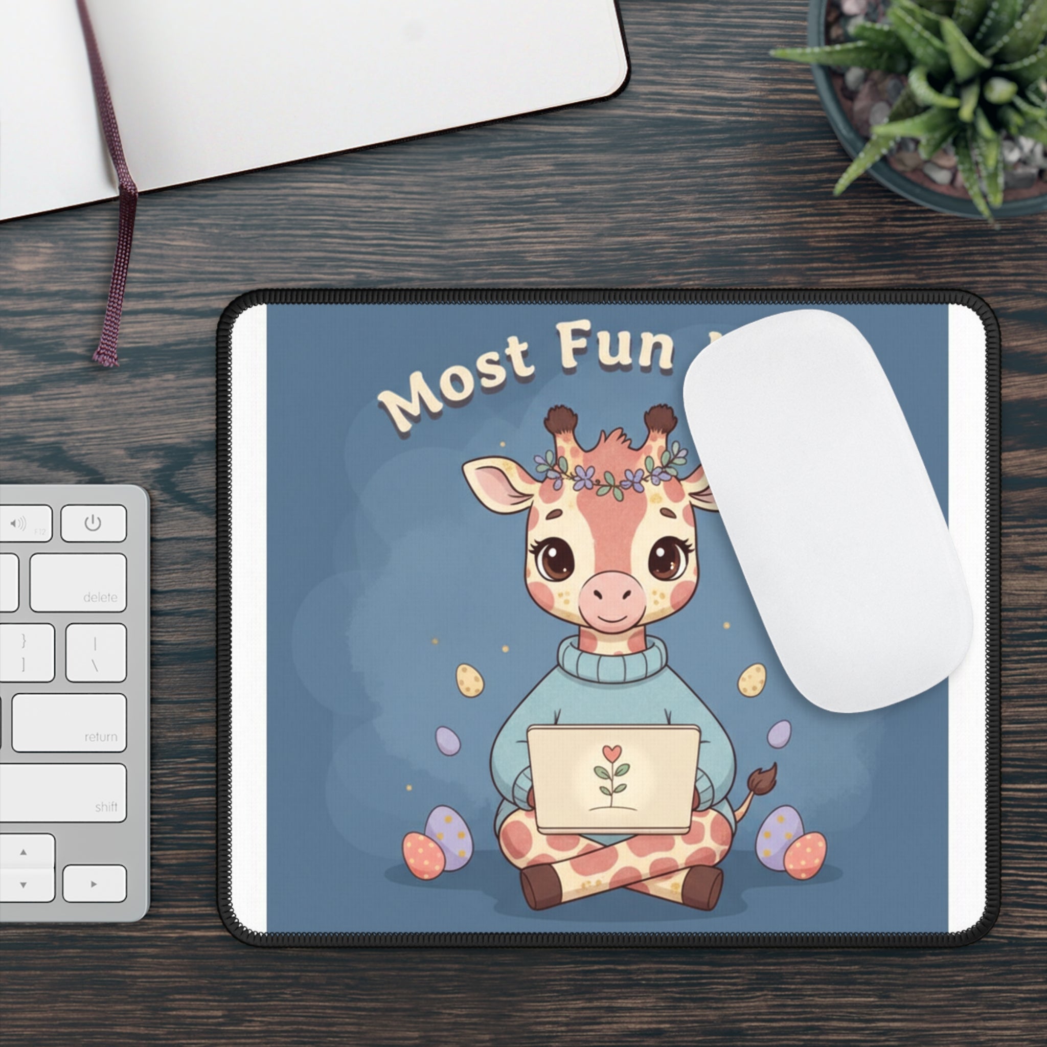 Giraffe Mouse Pad – Most Fun Wins