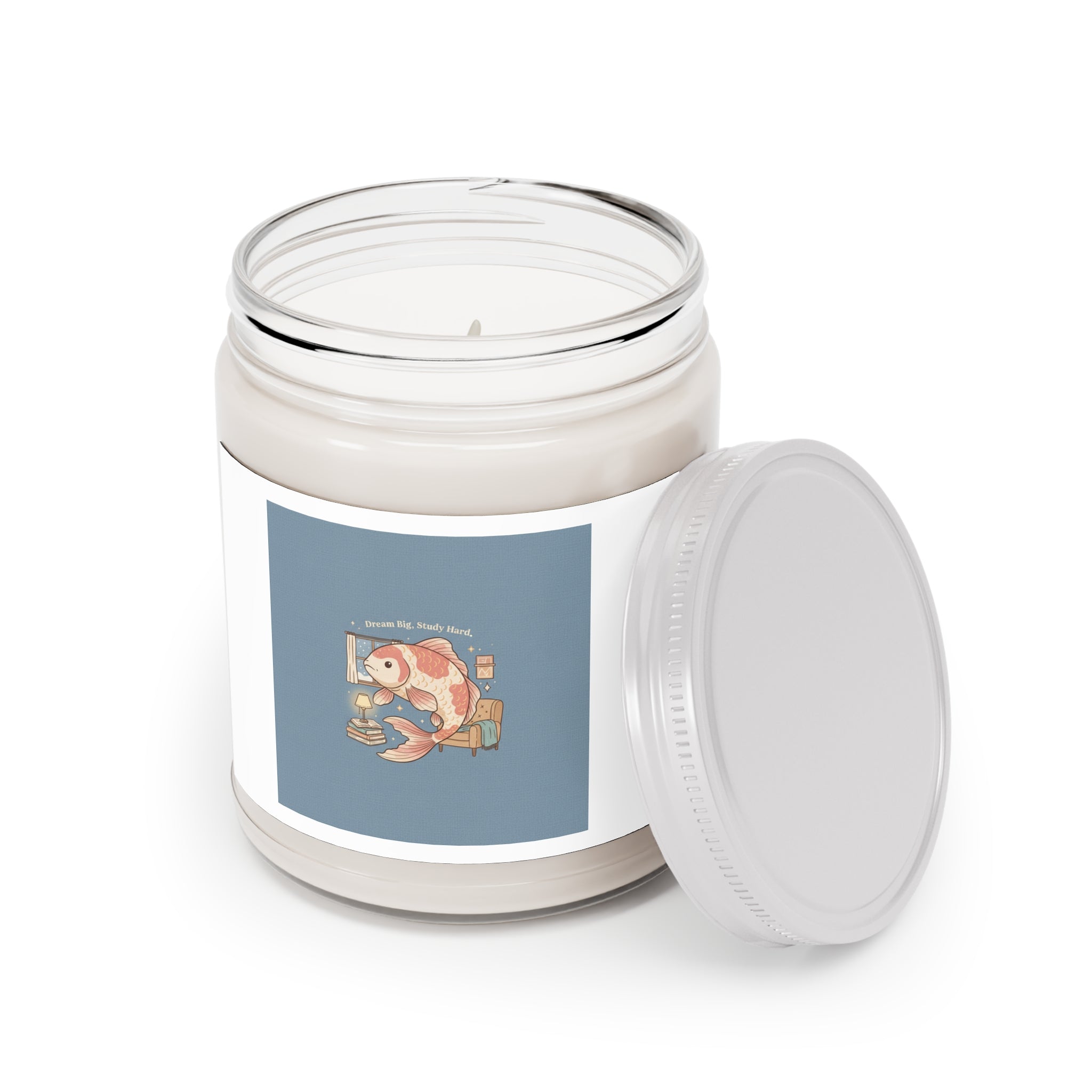 Dream Big, Study Hard Fish Scented Candle