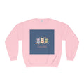 Cats With Glasses Crewneck Sweatshirt – You Are Allowed to Grow Slowly