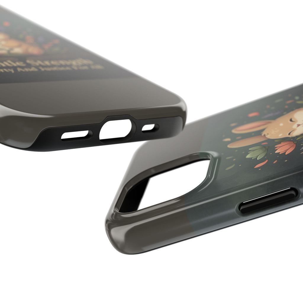 Bunny Tough Phone Case – Gentle Strength Liberty and Justice for