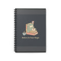 Butterfly Spiral Notebook – Believe in Your Magic