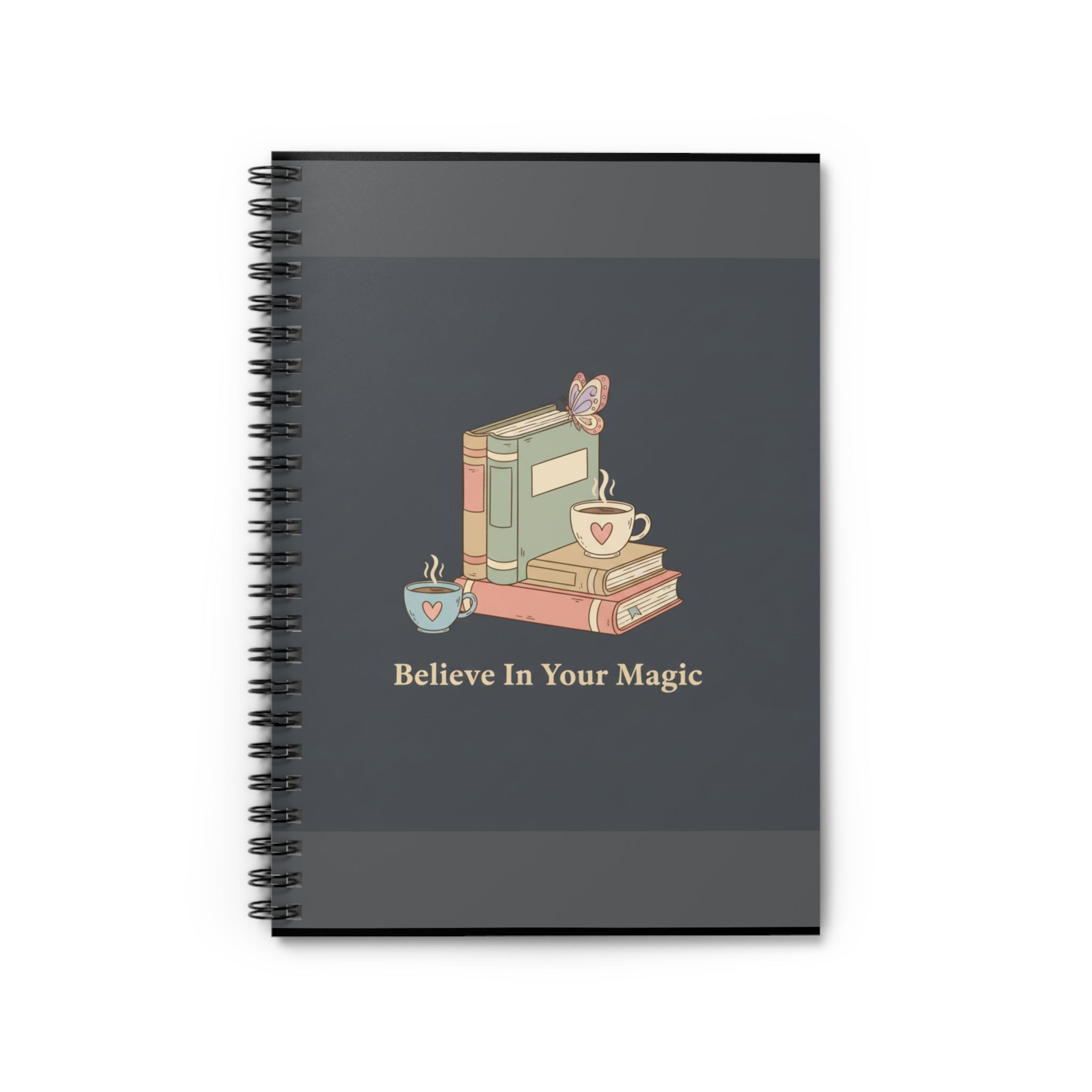 Butterfly Spiral Notebook – Believe in Your Magic