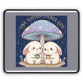 Two Cute Bunnies Mouse Pad – One Nation Under God