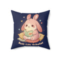 Bunny Square Pillow – Soft Life Scholar