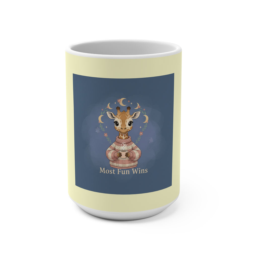 Giraffe Mug 15oz – Most Fun Wins