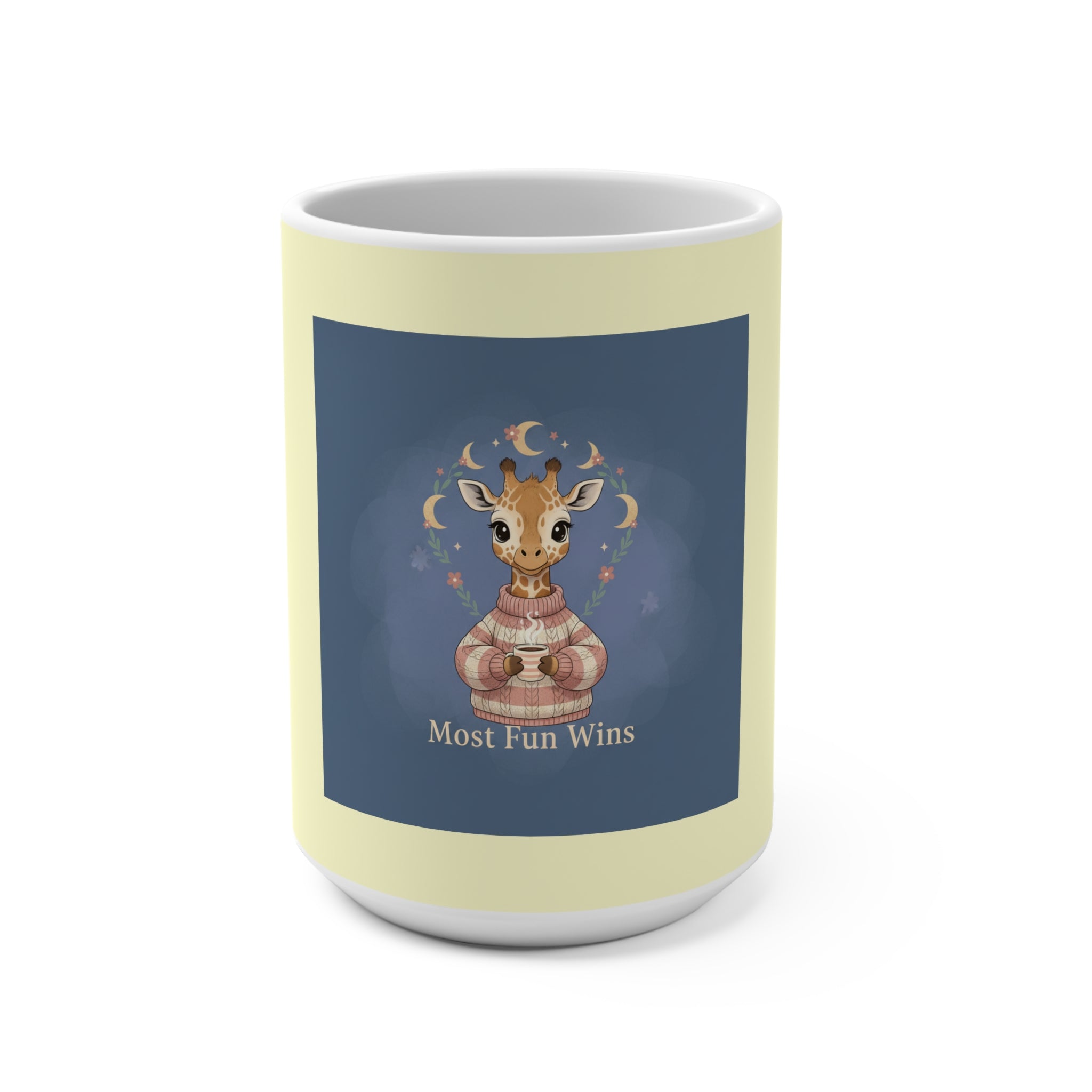 Giraffe Mug 15oz – Most Fun Wins