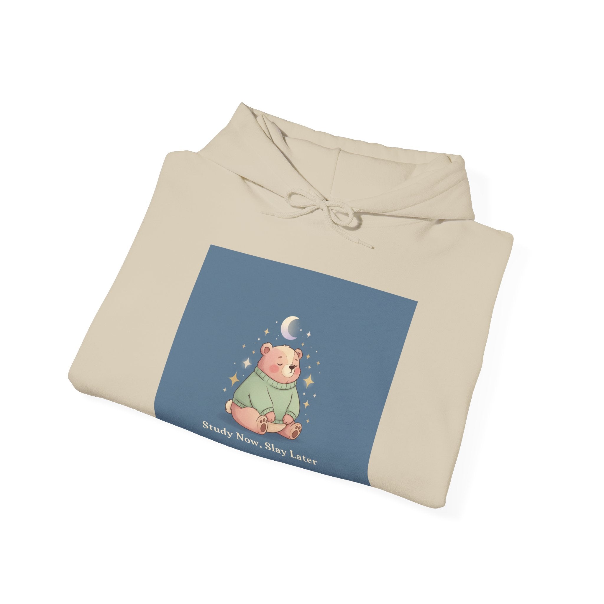 Bear Hoodie – Study Now Slay Later