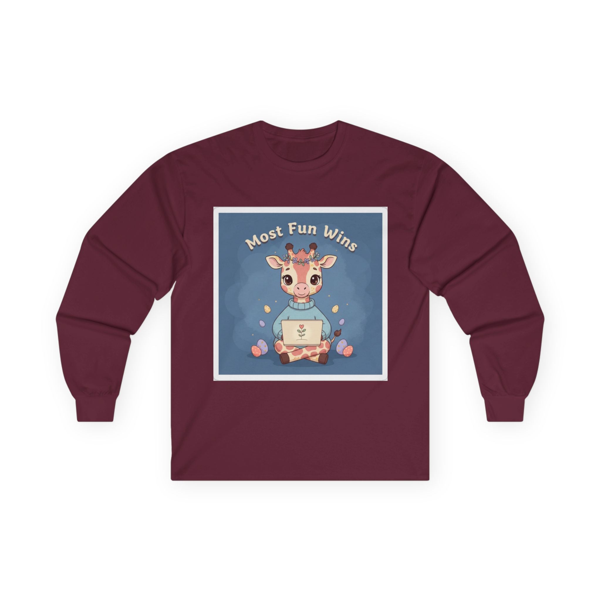 Giraffe Long Sleeve Tee – Most Fun Wins