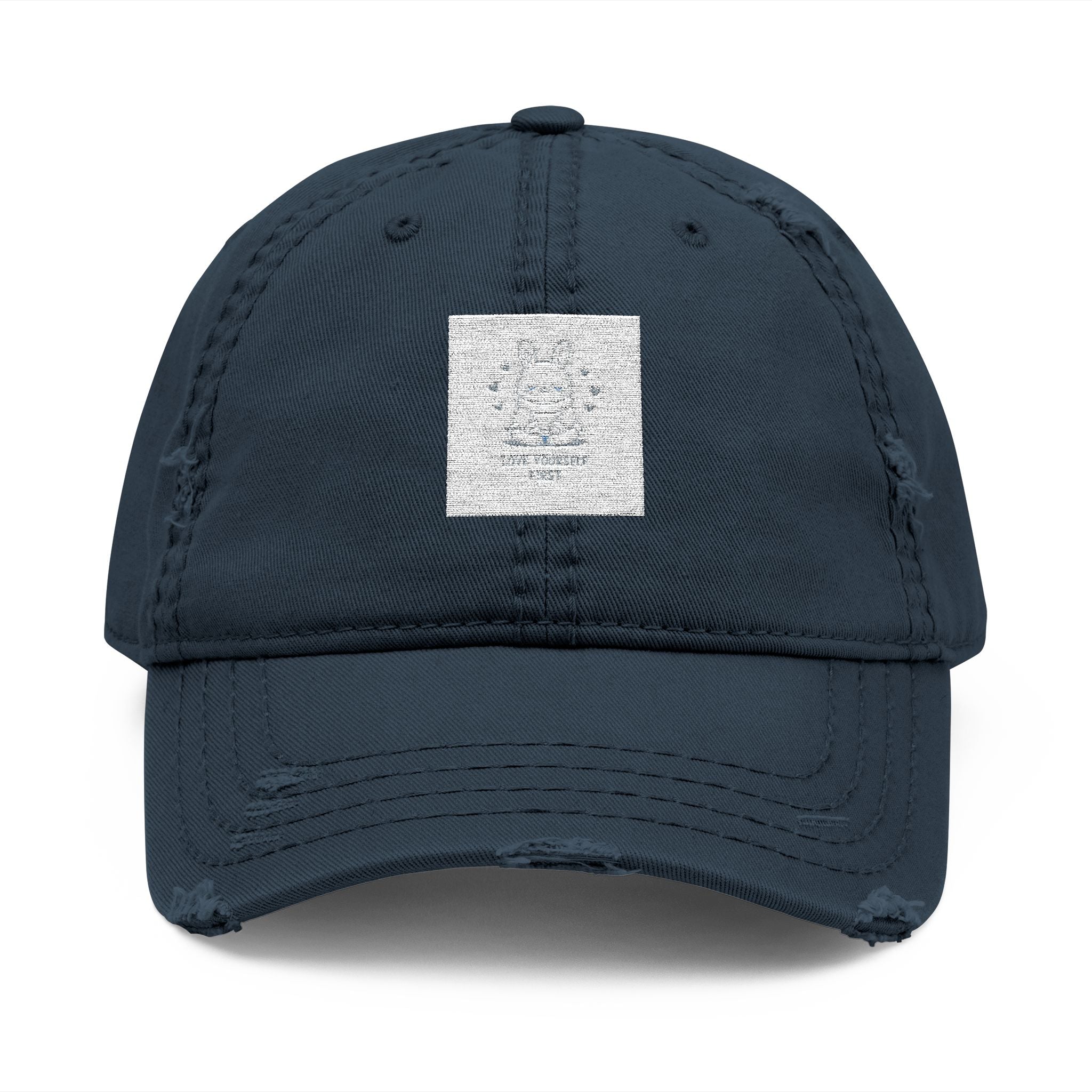 "LOVE YOURSELF FIRST" Black Cat Dad Hat | College Girl Gift | Fashion | KayKay Classics
