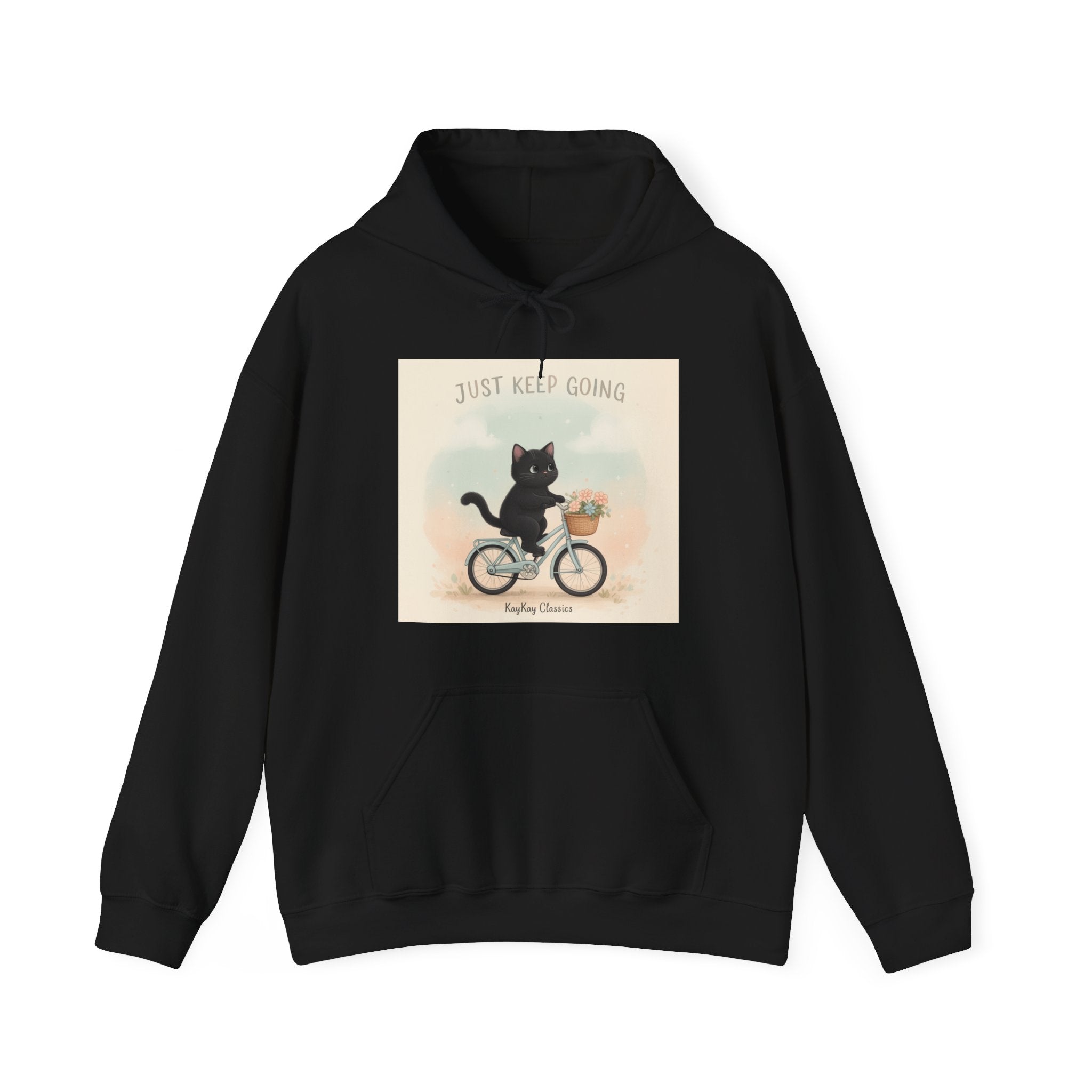 "Design" Black Cat Hoodie | College Girl Gift | Fashion | KayKay Classics