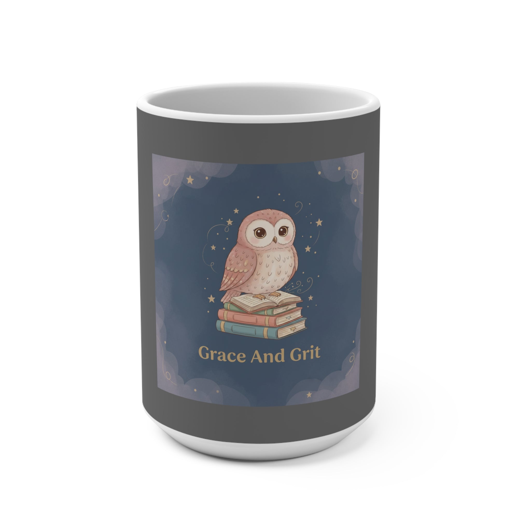 Owl Mug 15oz – Grace and Grit