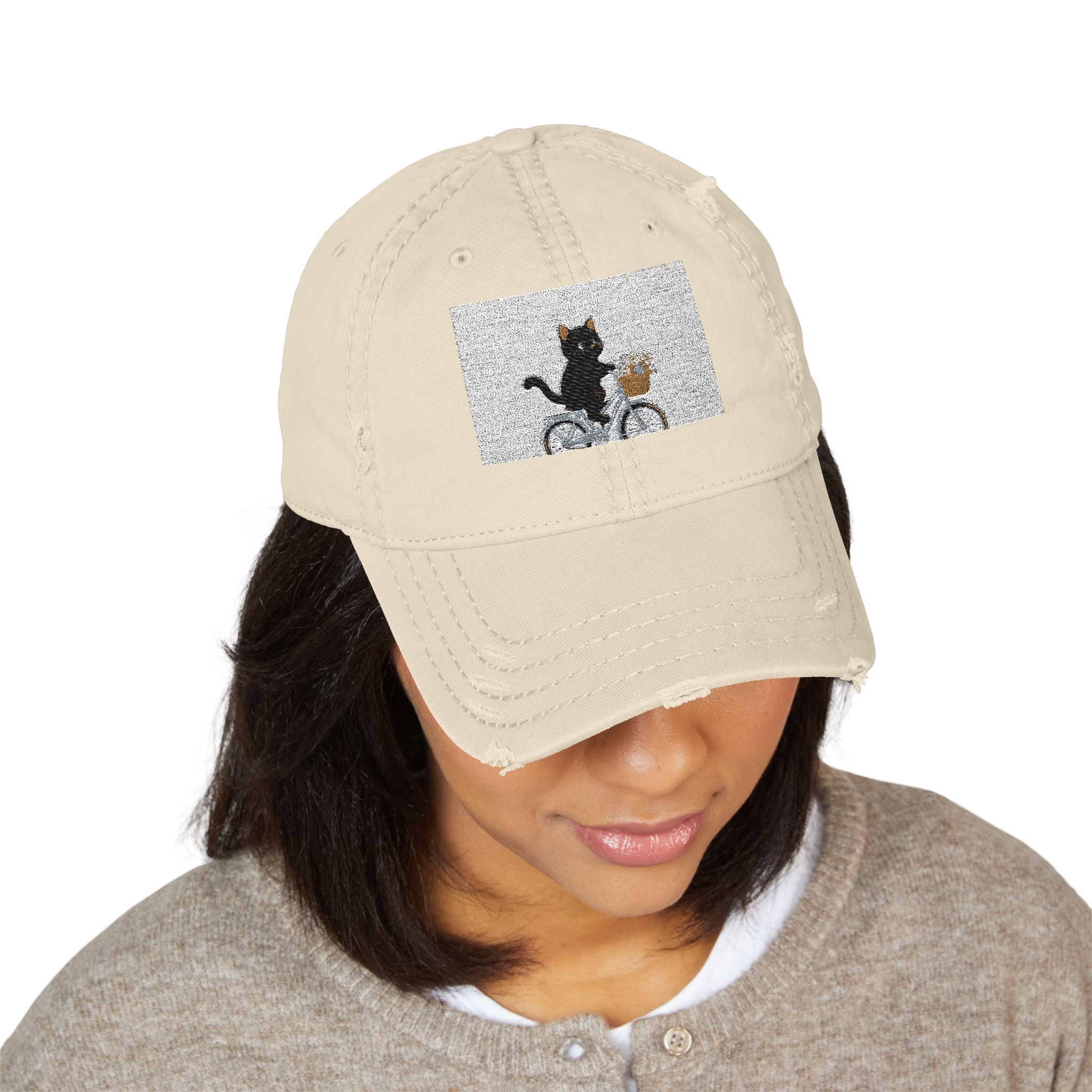 "Design" Black Cat Dad Hat | College Girl Gift | Fashion | KayKay Classics