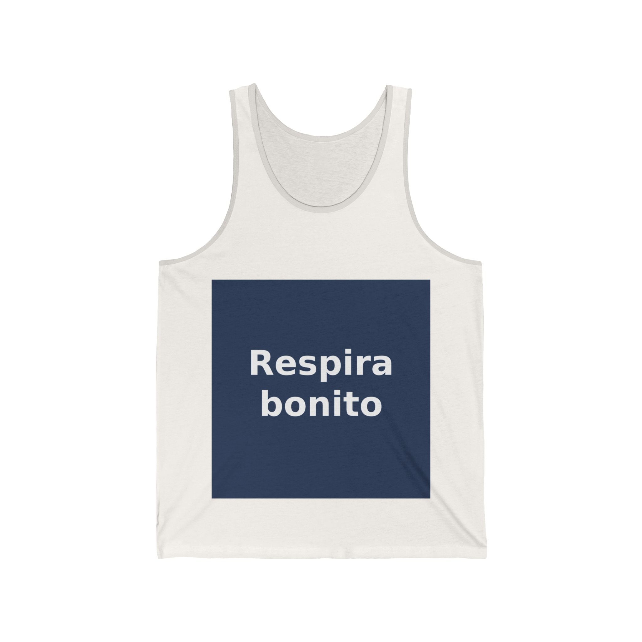 "Respira bonito" Black Cat Tank Top | College Girl Gift | Fashion | KayKay Classics