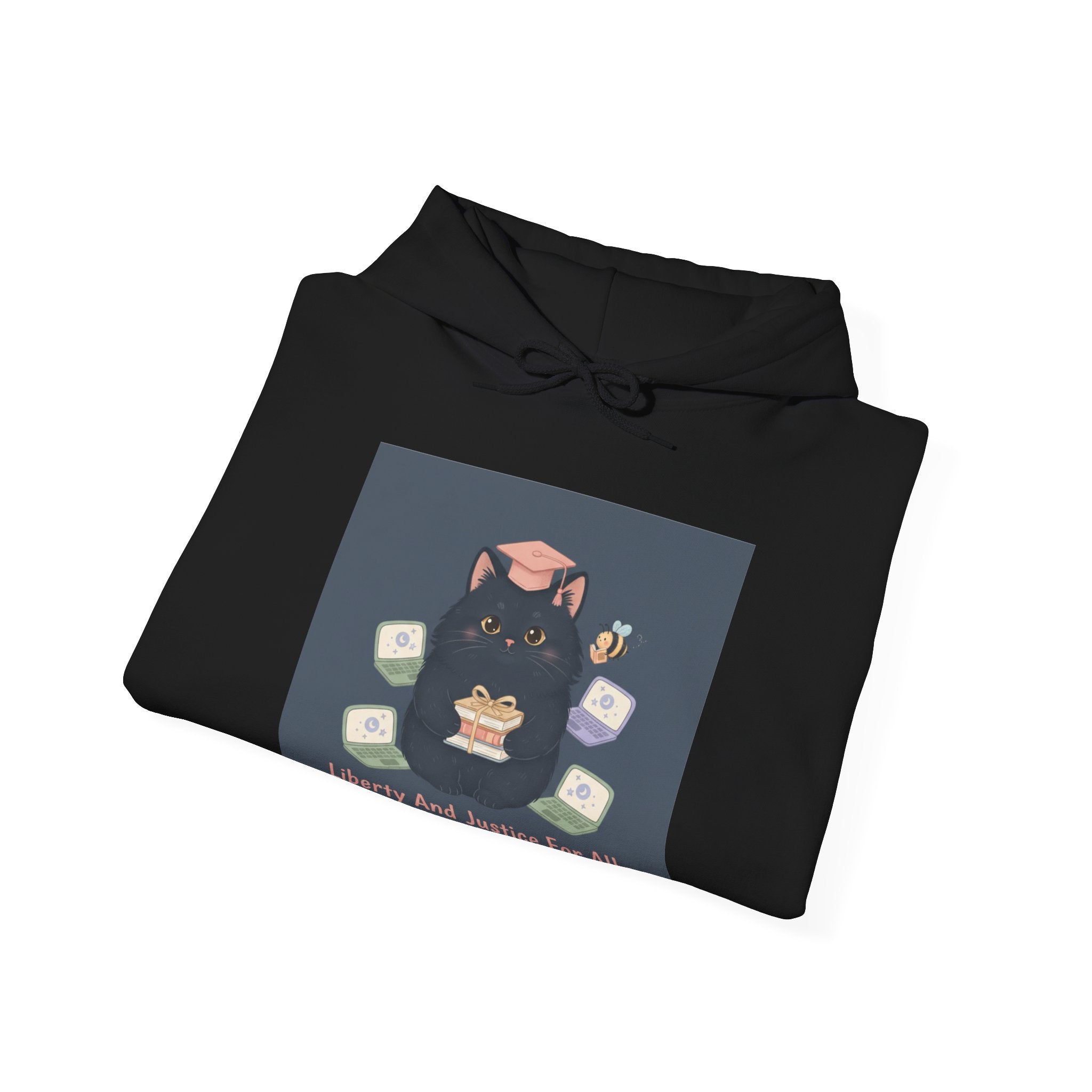 Black Cat Hoodie – Liberty and Justice for All